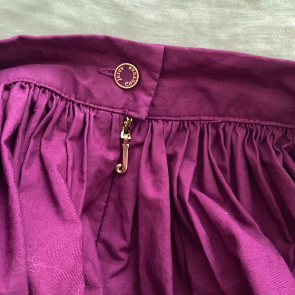 Juicy Couture Purple Mini Skirt SZ 2 - Picture 5 of 5